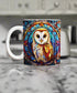 Bernadette Barn Owl Suncatcher Artwork Ceramic Mug